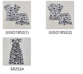 RTS girl summer clothes black bow girl summer matching clothing