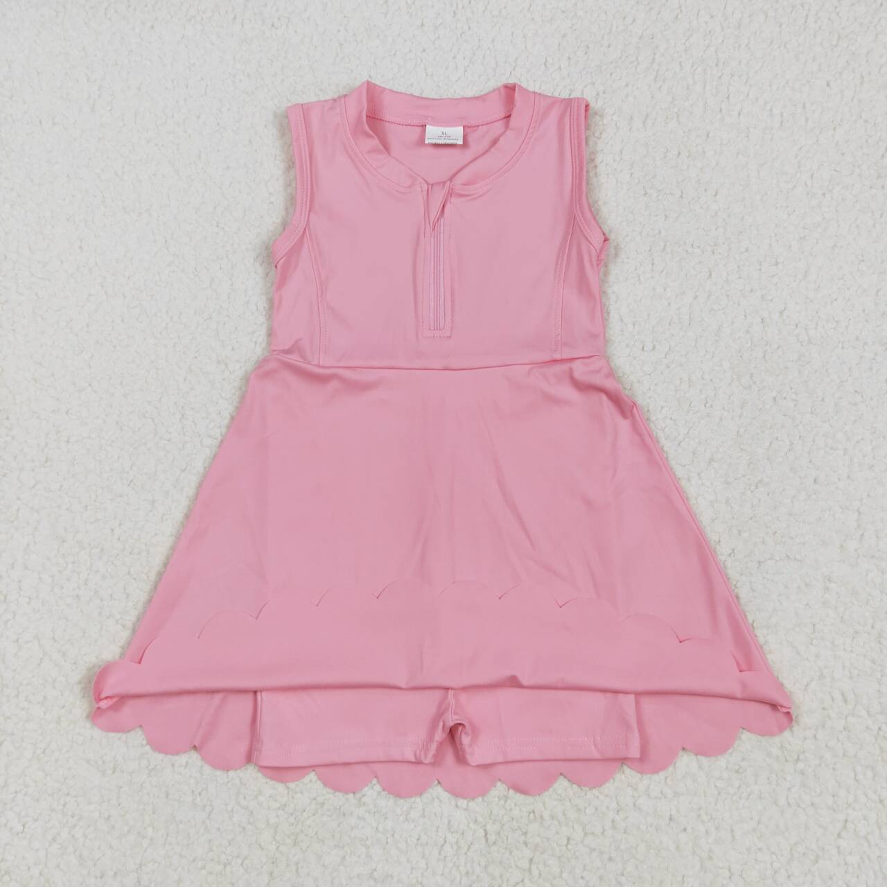 GSD2087 RTS girl clothes pink girl summer dress yoga clothes atheletic clothes