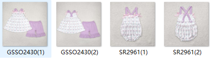 RTS girl summer matching clothes purple floral girl summer clothes girl outfit bubble