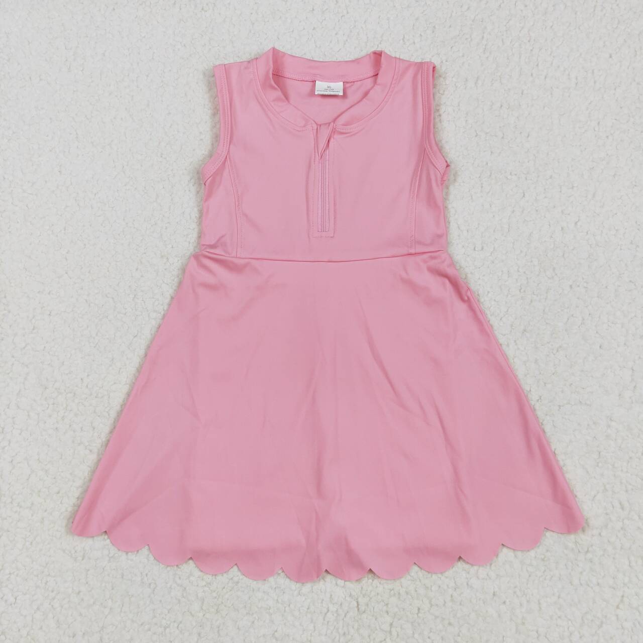 GSD2087 RTS girl clothes pink girl summer dress yoga clothes atheletic clothes