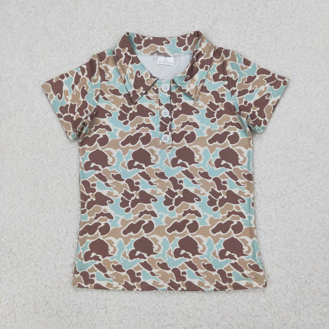 BT1212 RTS boy summer clothes camo boy summer tshirt