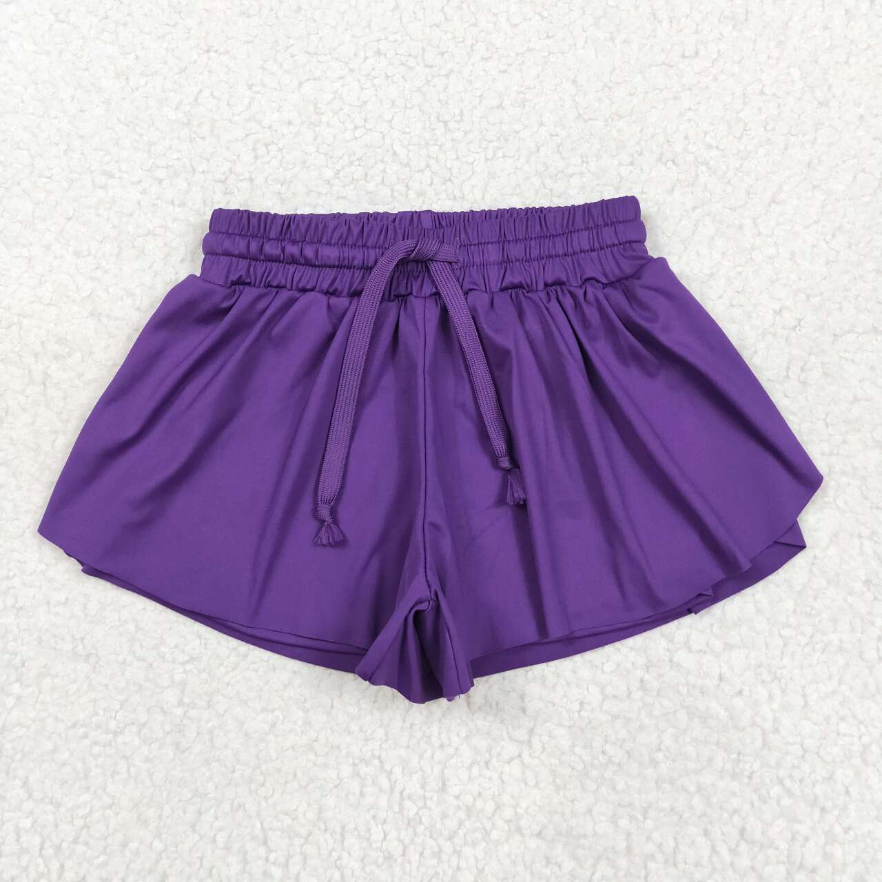 SS0602 RTS girl clothes purple girl summer yoga clothes atheletic clothes