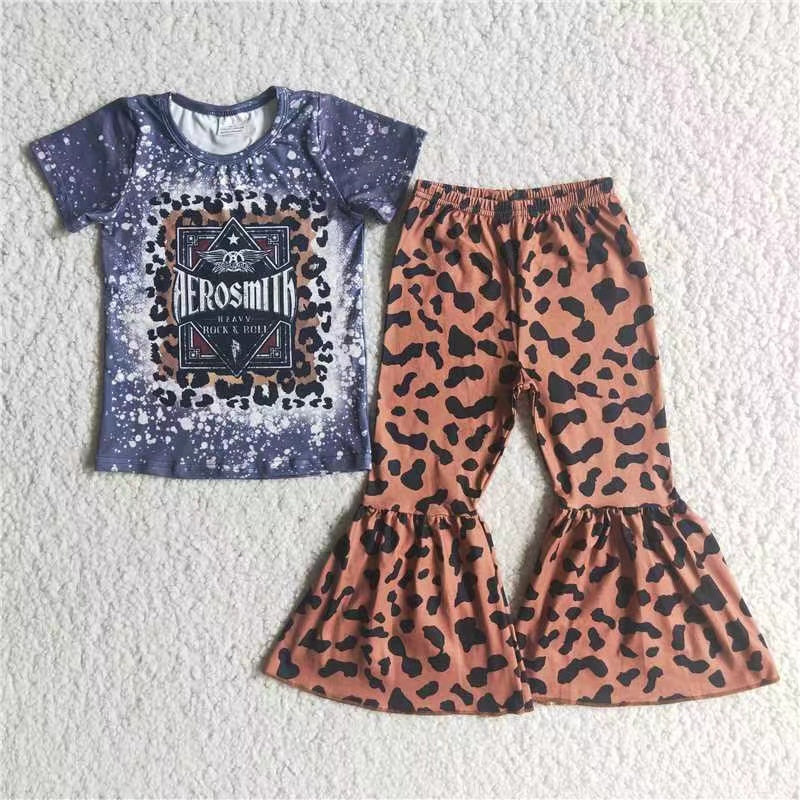 D5-20 girl heros short sleeve fall spring set kids clothes-promotion $2.99 2026.1.24