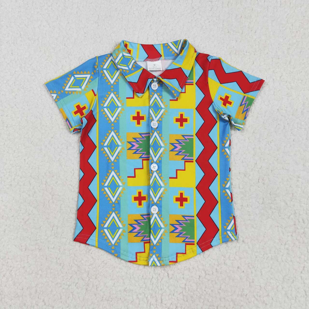 BT1225 RTS toddler boy clothes aztec boy summer top tshirt 