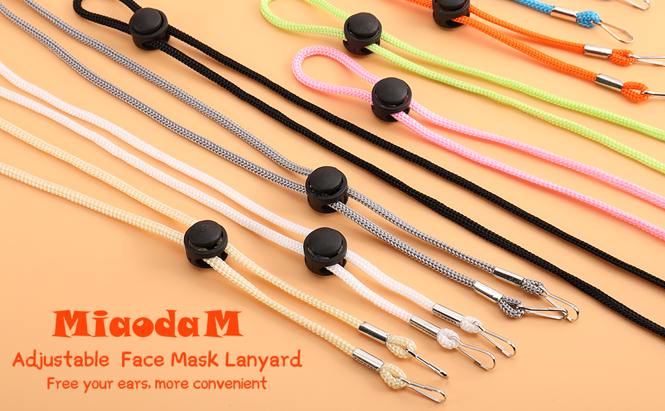 face mask lanyards with clips kids face mask holder strap adjustable mask lanyards cute mask lanyard