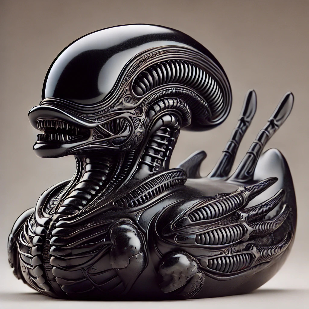 Scary Xenomorph Duck