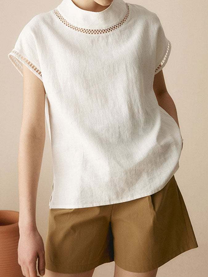 Women's Romantic Lace Turtleneck Shirt-Datalatt