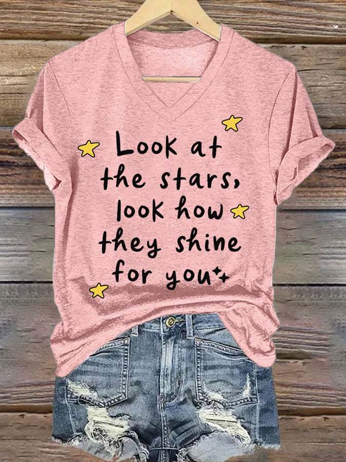 Women's Coldplay Printed Short-Sleeved T-Shirt-Datalatt