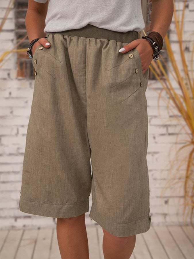 Casual Women'S Five-Point Pants-Datalatt