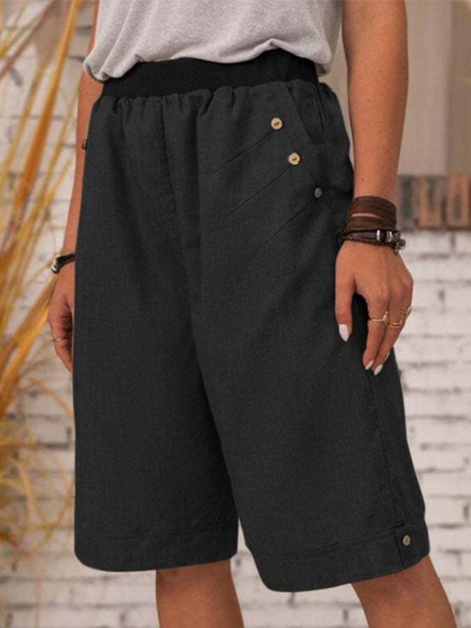Casual Women'S Five-Point Pants-Datalatt