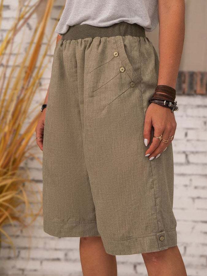 Casual Women'S Five-Point Pants-Datalatt