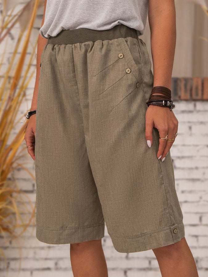 Casual Women'S Five-Point Pants-Datalatt