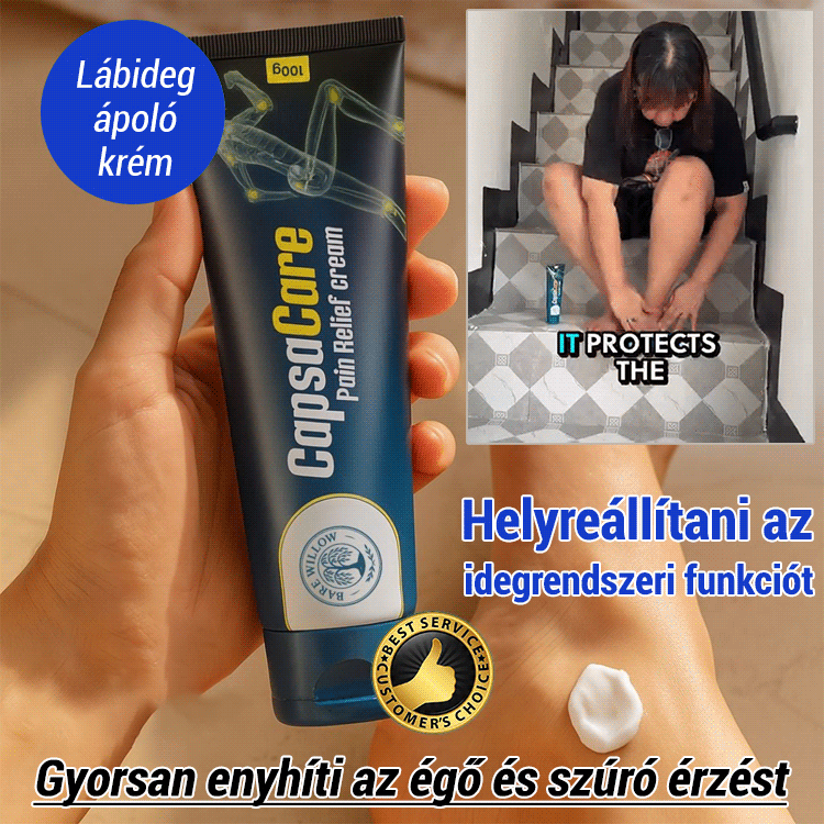 Lábidegápoló krém ✅ Célzott enyhülés: Gyorsan beszívódik és ott hat, ahol a legnagyobb a szükség.