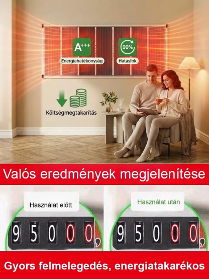 【5 másodperces gyorsfűtés】Német csúcstechnológiás grafén falmelegítő