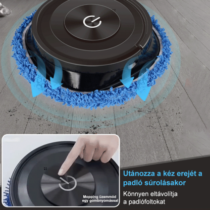 Intelligens söprögető robot