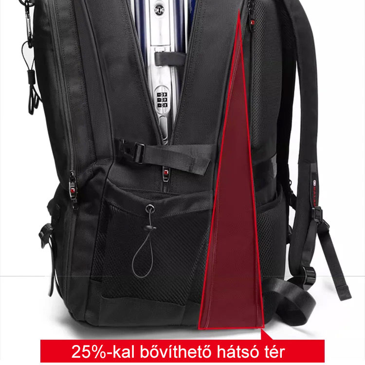 Nagy kapacitású válltáska