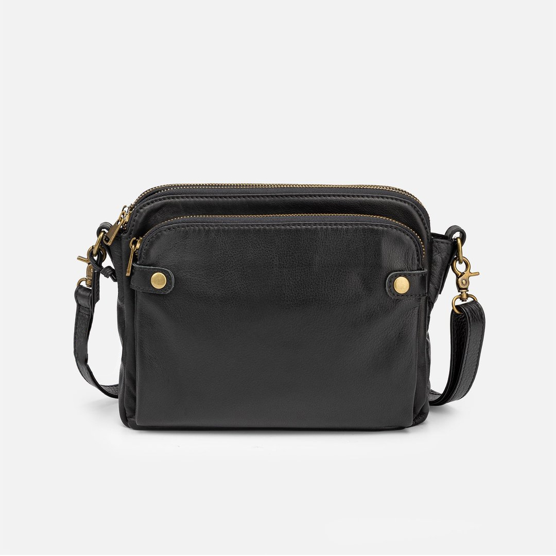 Háromszoros bőr crossbody táska