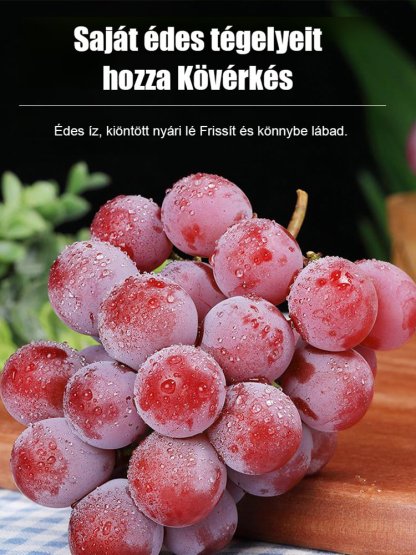 🍇 Queen Nina: A kerted ékköve rubinvörös szőlővel! Felejtse el a bonyolult permetezést és támrendszert.