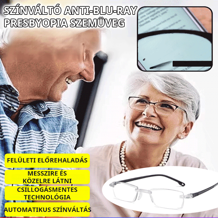 Éles látás vizsgálat nélkül! 👓Automatikusan fókuszál 100 és 700 dioptria között.