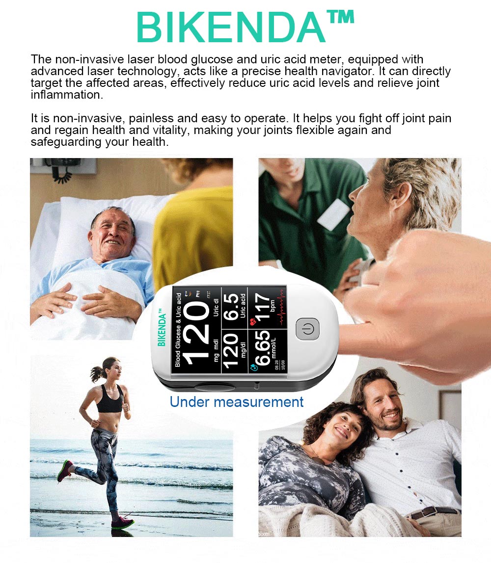 Bikenda® Next-Generation Intelligent Multifunctional Non-Invasive Laser Blood Glucose Meter