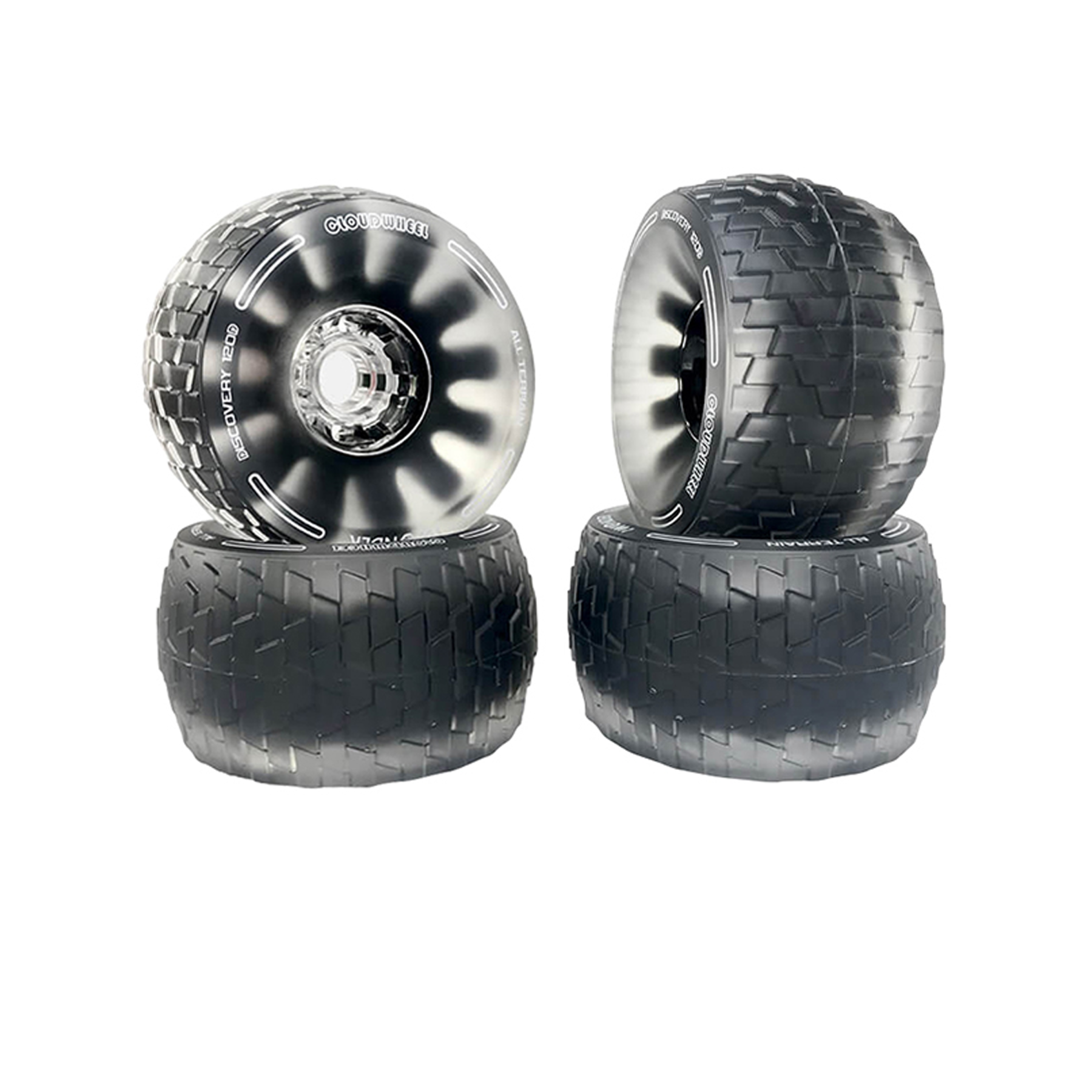 CLOUDWHEEL brand wheels, with a diameter of 120mm, are suitable for DNASKATE V4.-DNASKATE