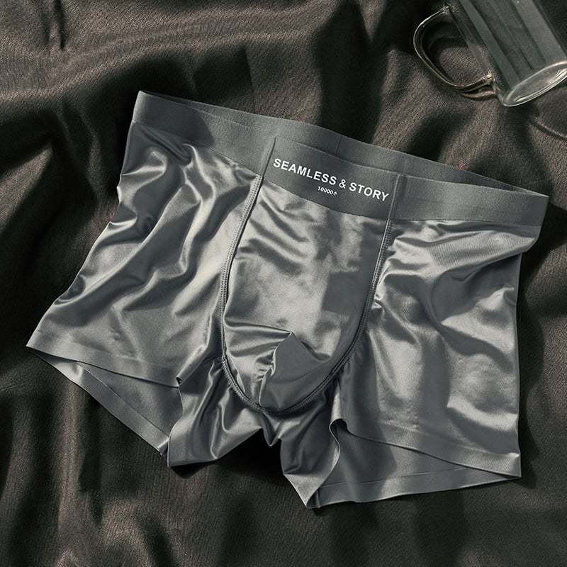 2025 LUXURY ICE SILK MEN'S BOXERS | ANTIBACTERIAL SILK LINING