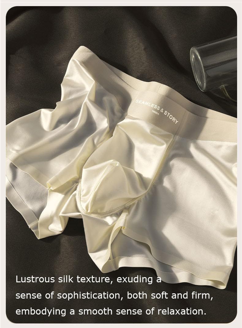HOT SALE💥2025 LUXURY ICE SILK MEN'S BOXERS | ANTIBACTERIAL SILK LINING