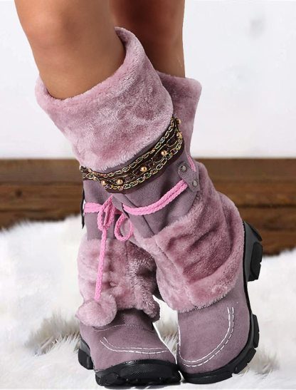 New slope with snow boots for fall and winter