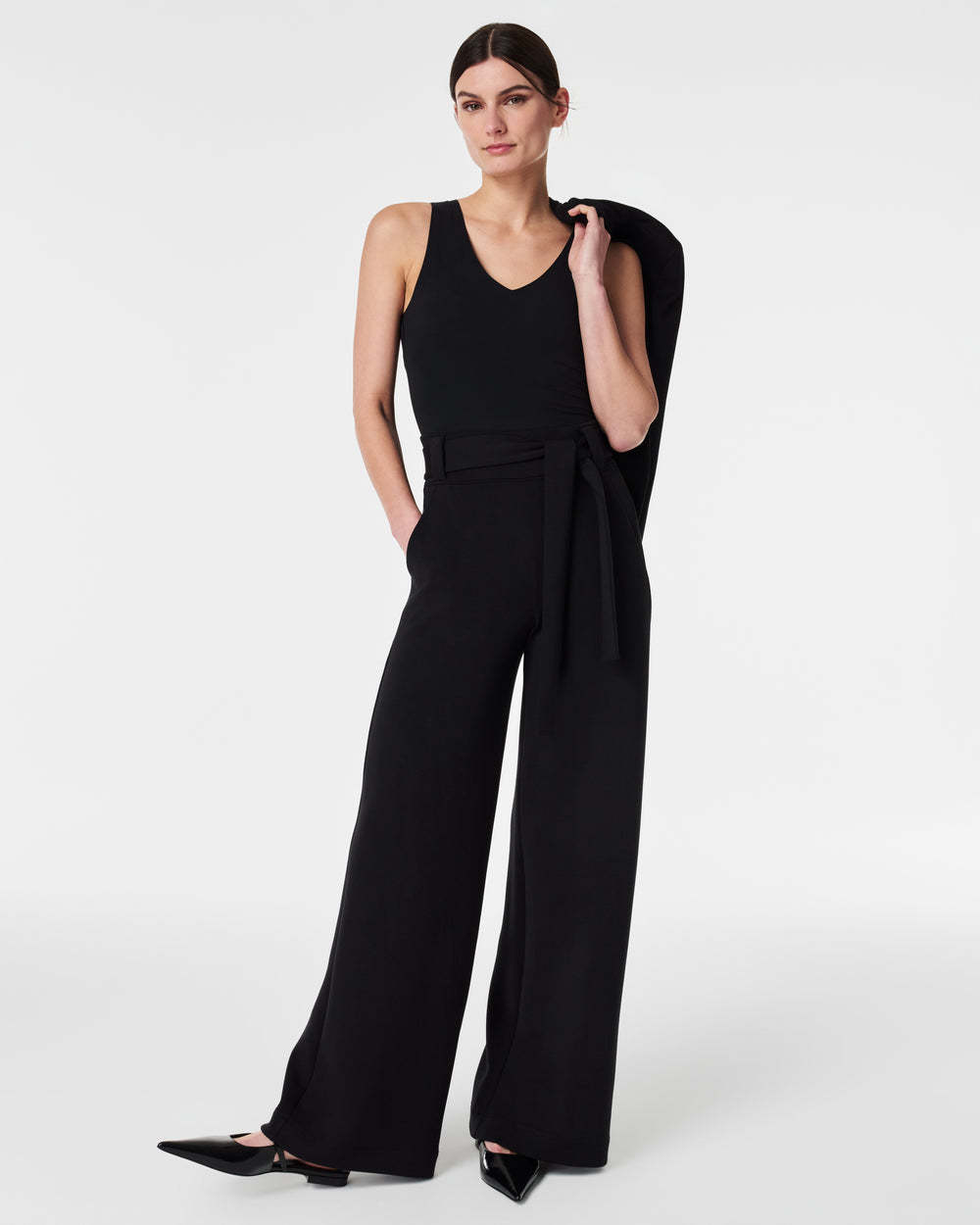 AirEssentials Tie-Waist Wide-Leg Pant