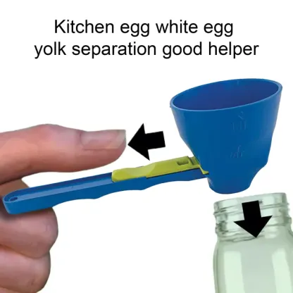 Measuring Spoon with Funnel Scoop