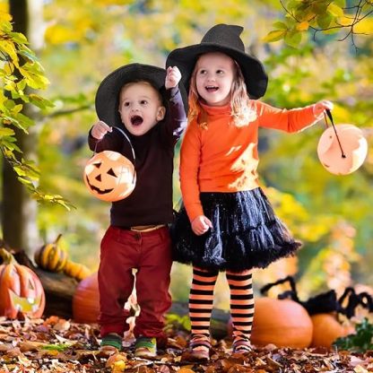 🔥👻Women Gothic Knitting Black Wizard Hat