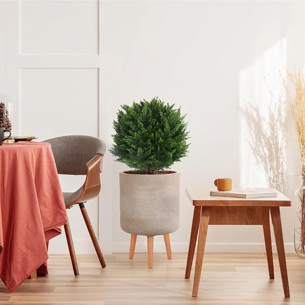 Artificial Cedar Topiary Ball Tree