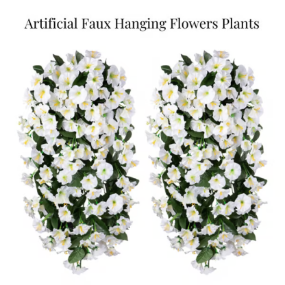 🔥Last 4 hours Sale: Save 50% - 🌸Artificial Faux Hanging Flowers Plants