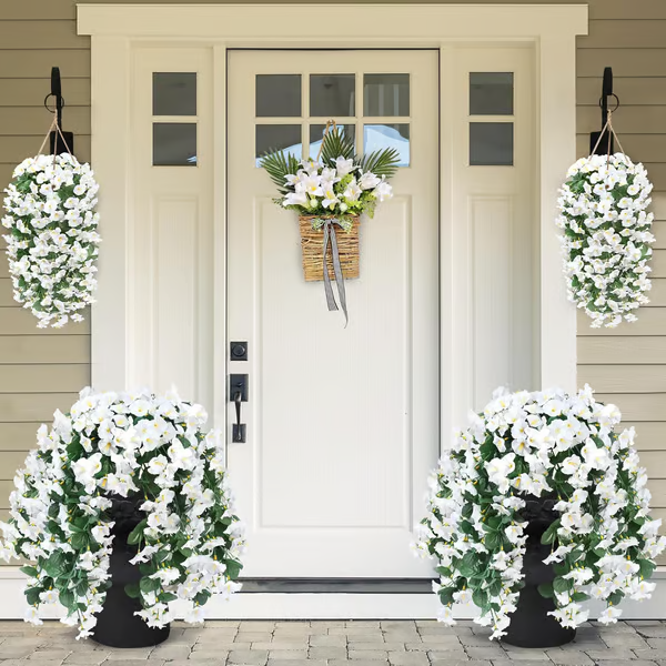 🔥Last 4 hours Sale: Save 50% - 🌸Artificial Faux Hanging Flowers Plants