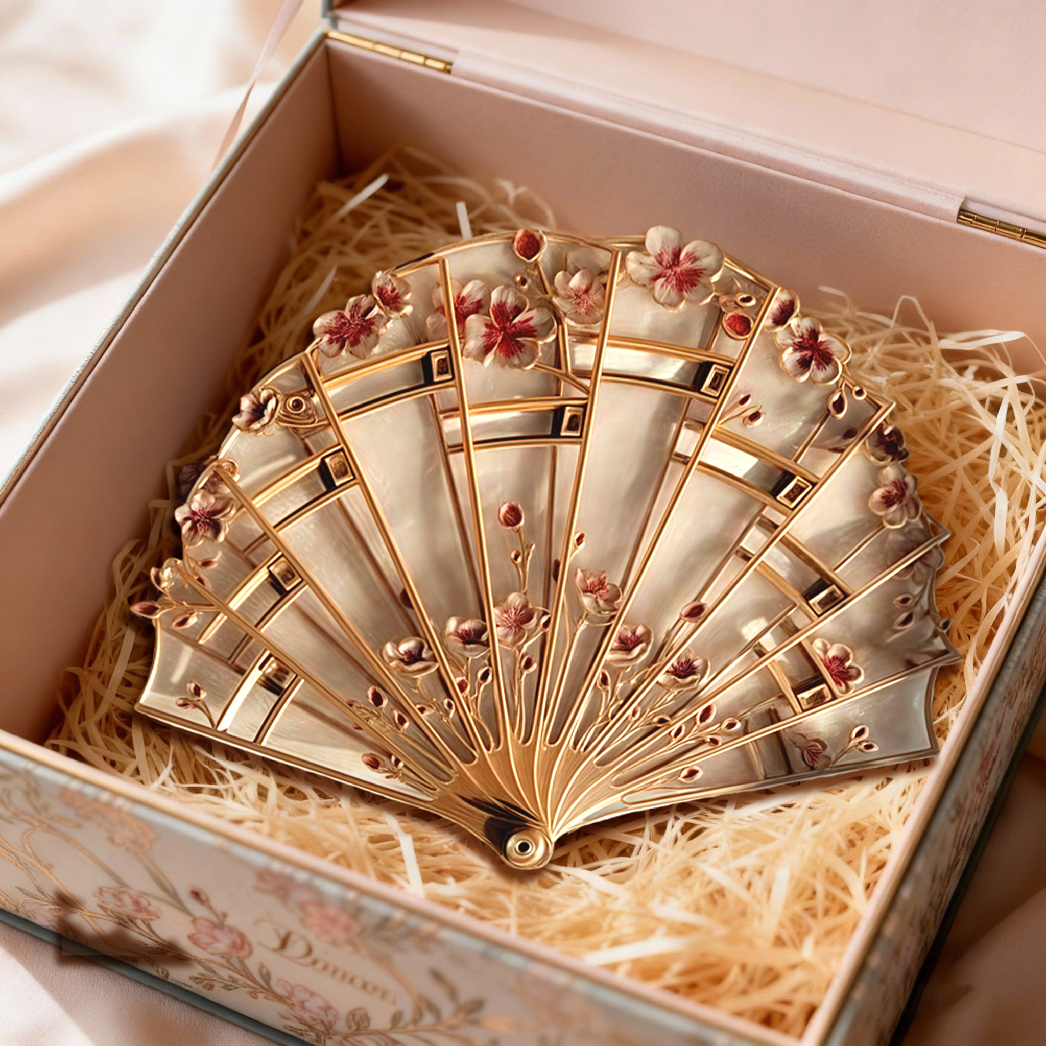 ✨Handmade Artisanal Fan - Perfect Gift Pick🎁