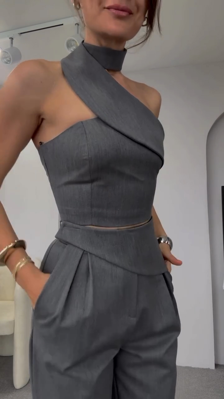 Women's Irregular Multi-wear Short Top