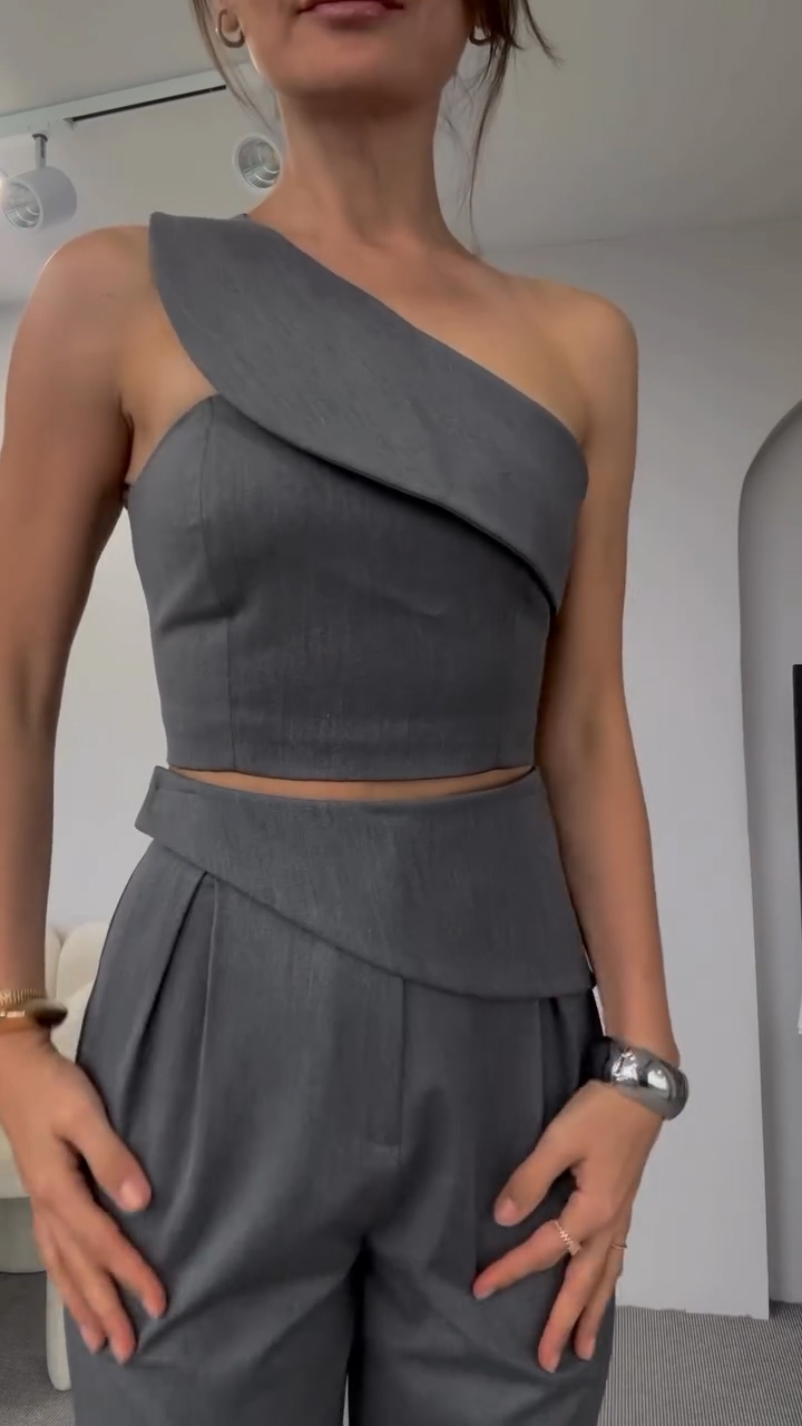 Women's Irregular Multi-wear Short Top