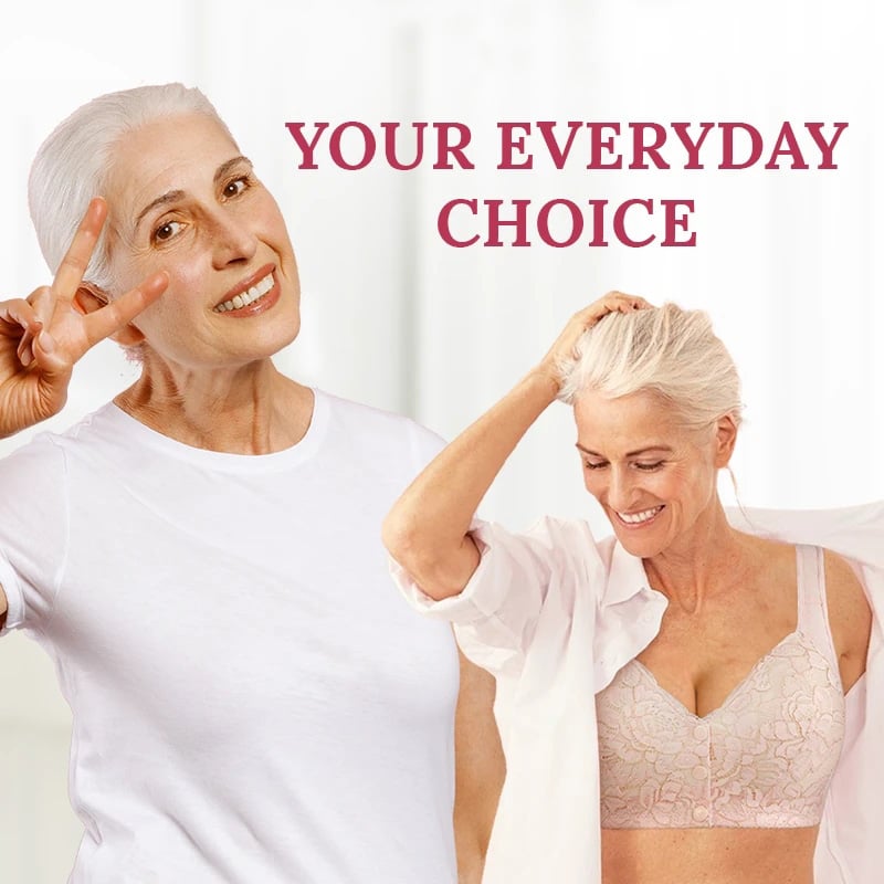 ⭐️Wireless Lace Front Closure Bra