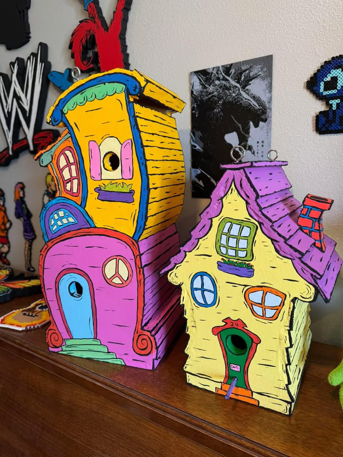 🔥Last 4 hours Sale: Save 60% - Inspired Wooden Handmade Birdhouse