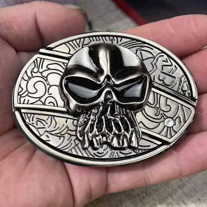 🔥Fashion Punk Men's Genuine Leather Belt With Knife