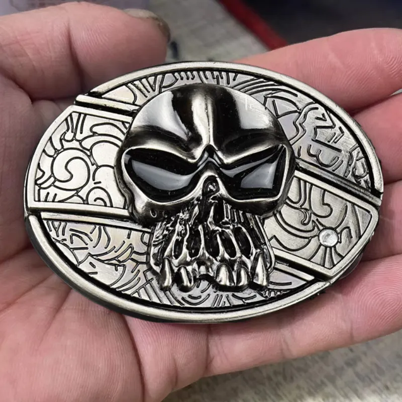 🔥Fashion Punk Men's Genuine Leather Belt With Knife