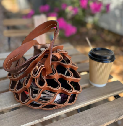 🔥The Zest Bag - Handmade Leather Folding Tote Bag