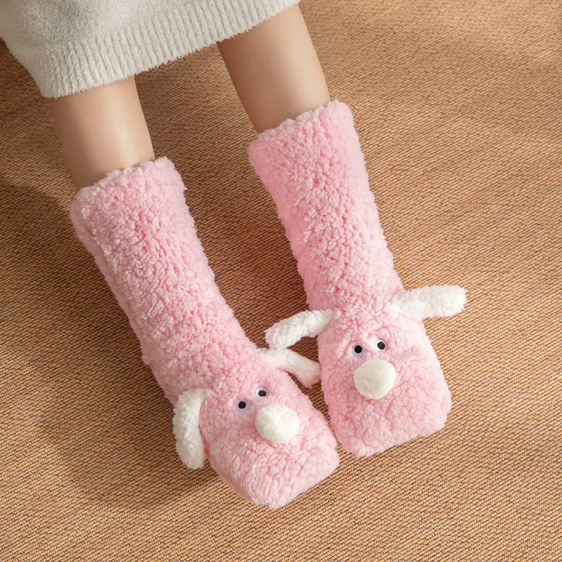🔥Hot Sale🐶 2026 New 3D Animal Plush Floor Socks🧦