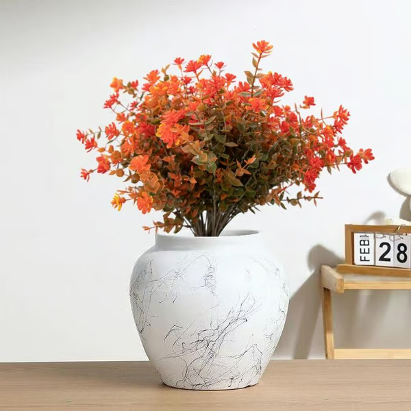 🔥🎃Halloween Discount🎃Realistic Fall Fake Flowers 12/24pcs UV Resistant