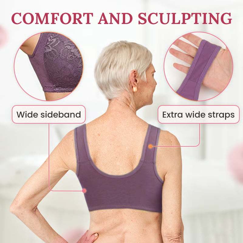 ⭐️Wireless Lace Front Closure Bra