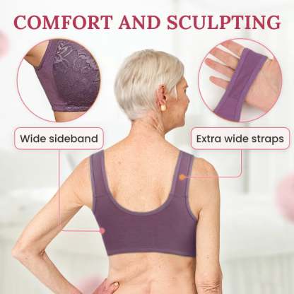 ⭐️Wireless Lace Front Closure Bra