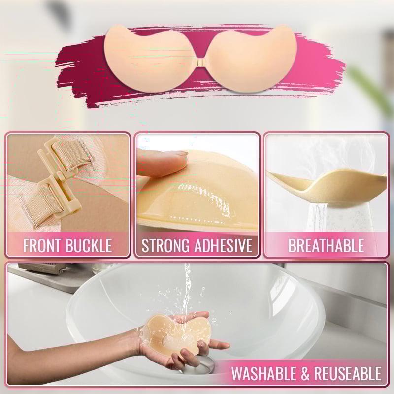 Invisible Strapless Backless Push up Bra