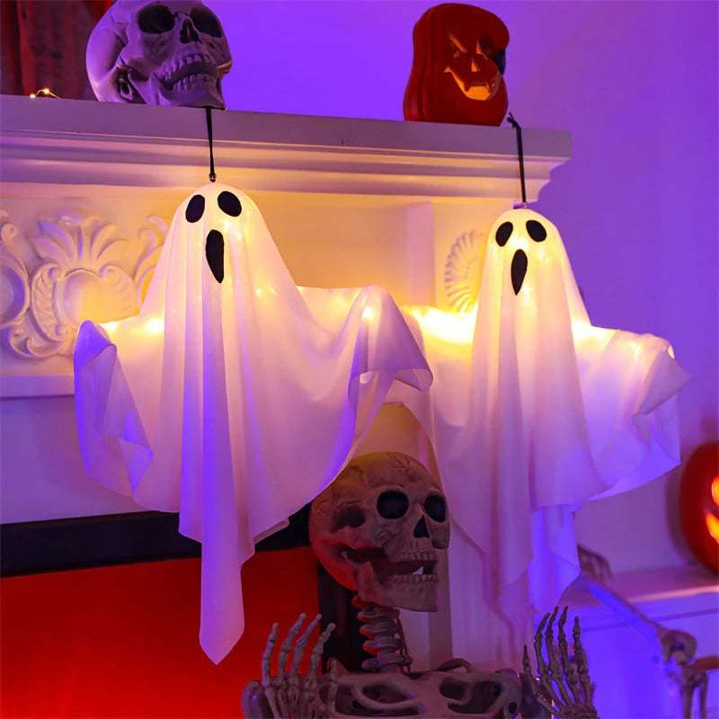 🎃Glowing Ghost Chandelier for Halloween Party Decor