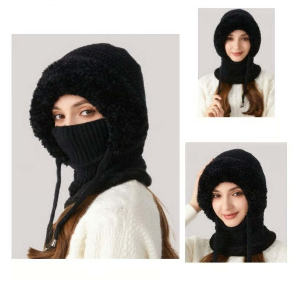 3 in 1 Beanie Hat For Women