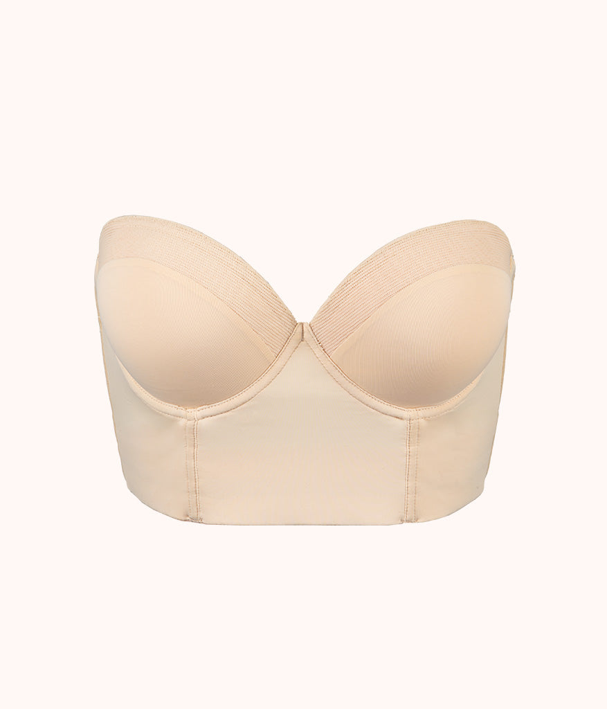 The Low Back Strapless: Toasted Almond